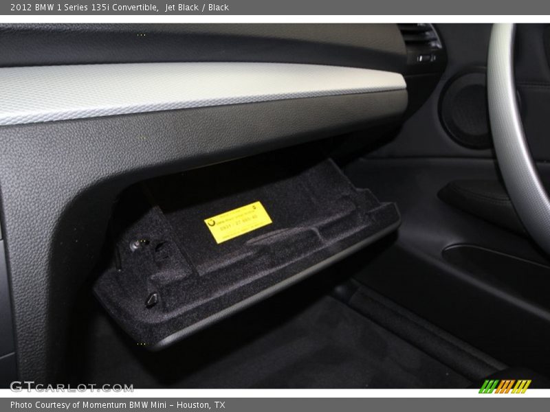 Jet Black / Black 2012 BMW 1 Series 135i Convertible