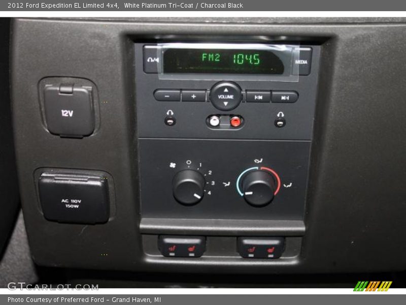 Controls of 2012 Expedition EL Limited 4x4