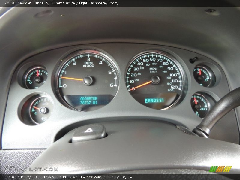 Summit White / Light Cashmere/Ebony 2008 Chevrolet Tahoe LS