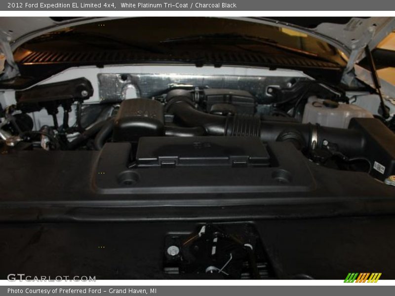White Platinum Tri-Coat / Charcoal Black 2012 Ford Expedition EL Limited 4x4