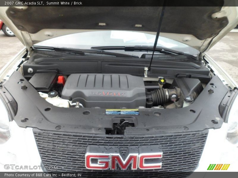 Summit White / Brick 2007 GMC Acadia SLT