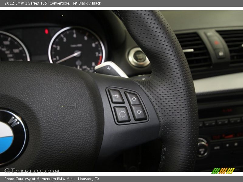 Jet Black / Black 2012 BMW 1 Series 135i Convertible