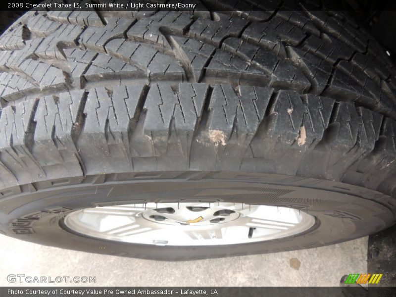 Summit White / Light Cashmere/Ebony 2008 Chevrolet Tahoe LS