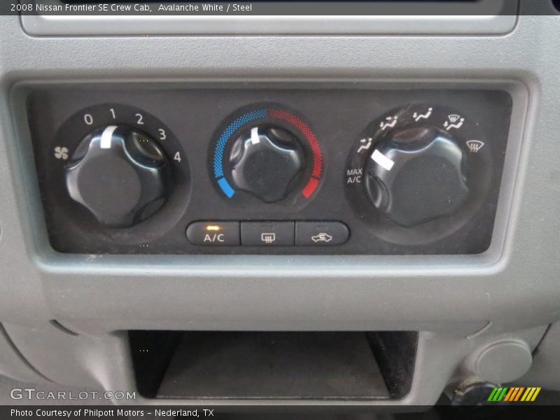 Avalanche White / Steel 2008 Nissan Frontier SE Crew Cab