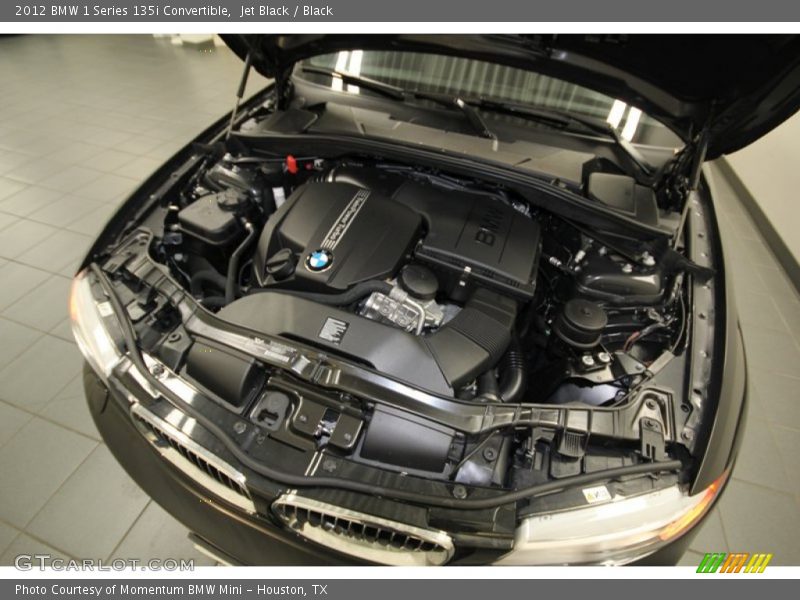 Jet Black / Black 2012 BMW 1 Series 135i Convertible