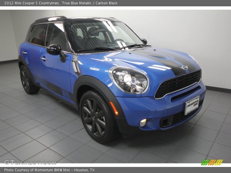 True Blue Metallic / Carbon Black 2012 Mini Cooper S Countryman
