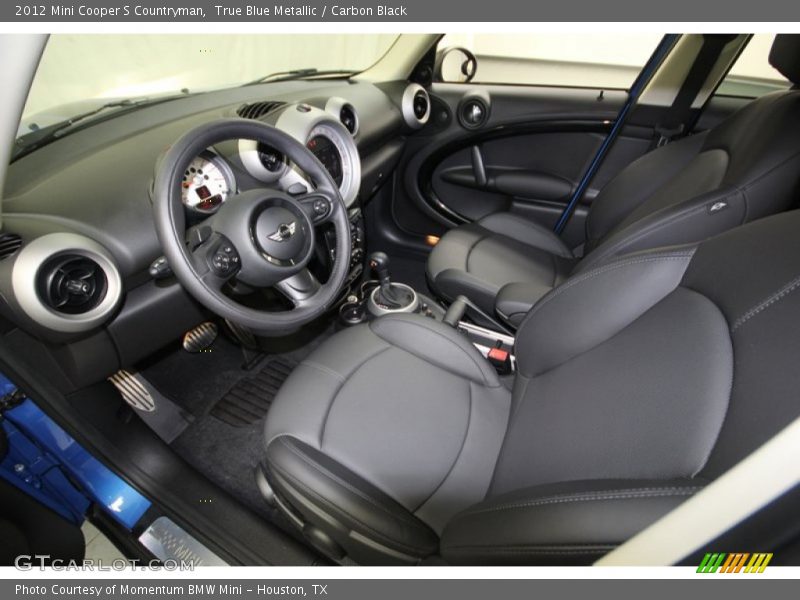 True Blue Metallic / Carbon Black 2012 Mini Cooper S Countryman