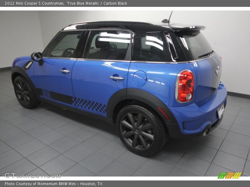 True Blue Metallic / Carbon Black 2012 Mini Cooper S Countryman