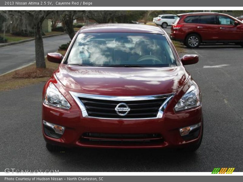 Cayenne Red / Beige 2013 Nissan Altima 2.5 SV