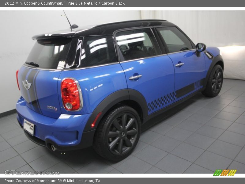 True Blue Metallic / Carbon Black 2012 Mini Cooper S Countryman