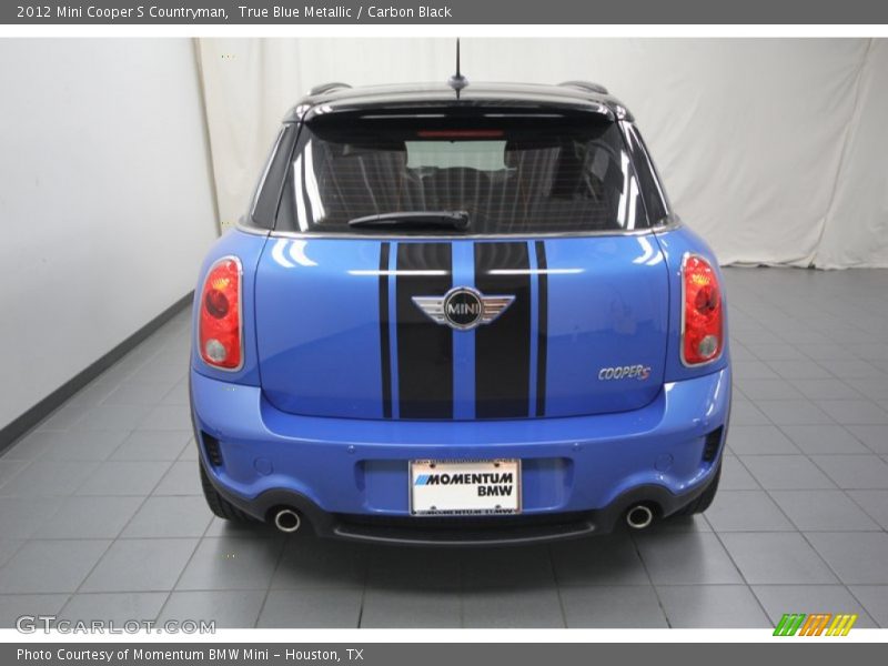 True Blue Metallic / Carbon Black 2012 Mini Cooper S Countryman