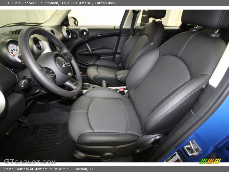  2012 Cooper S Countryman Carbon Black Interior