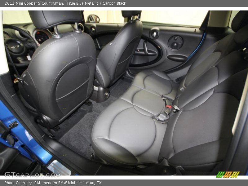 Rear Seat of 2012 Cooper S Countryman
