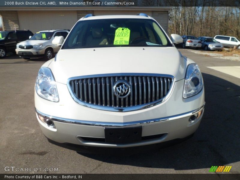 White Diamond Tri Coat / Cashmere/Cocoa 2008 Buick Enclave CXL AWD