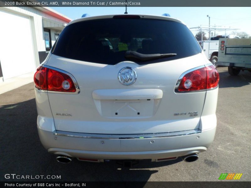 White Diamond Tri Coat / Cashmere/Cocoa 2008 Buick Enclave CXL AWD