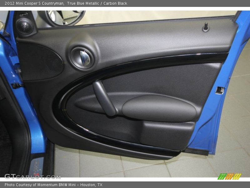 True Blue Metallic / Carbon Black 2012 Mini Cooper S Countryman