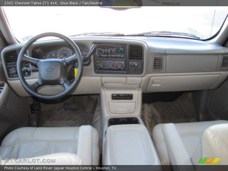 Onyx Black / Tan/Neutral 2002 Chevrolet Tahoe Z71 4x4
