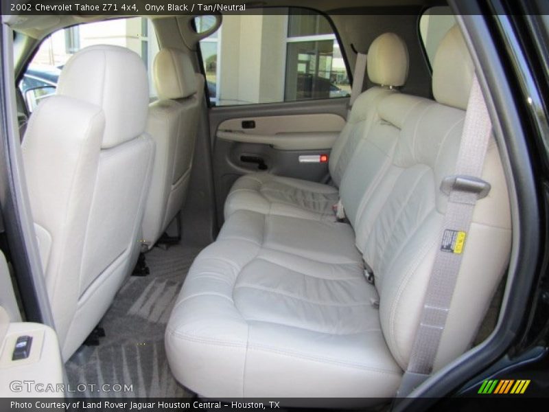 Onyx Black / Tan/Neutral 2002 Chevrolet Tahoe Z71 4x4