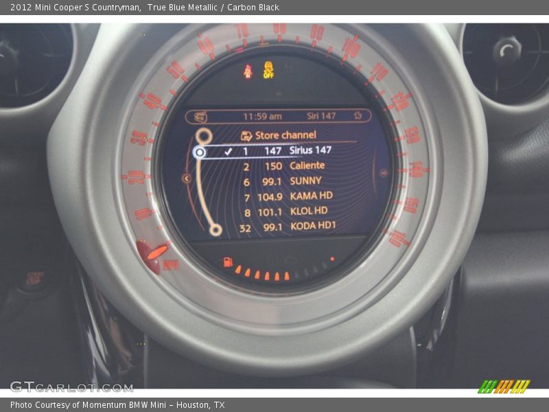 True Blue Metallic / Carbon Black 2012 Mini Cooper S Countryman