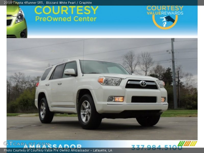 Blizzard White Pearl / Graphite 2010 Toyota 4Runner SR5