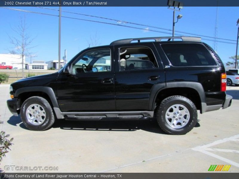 Onyx Black / Tan/Neutral 2002 Chevrolet Tahoe Z71 4x4