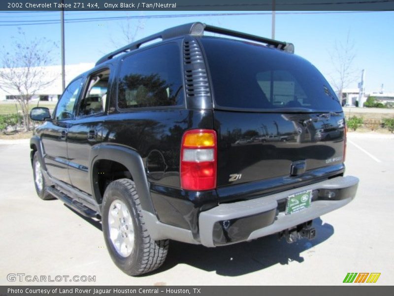 Onyx Black / Tan/Neutral 2002 Chevrolet Tahoe Z71 4x4