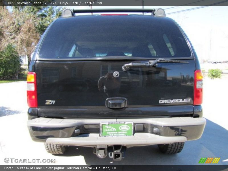 Onyx Black / Tan/Neutral 2002 Chevrolet Tahoe Z71 4x4
