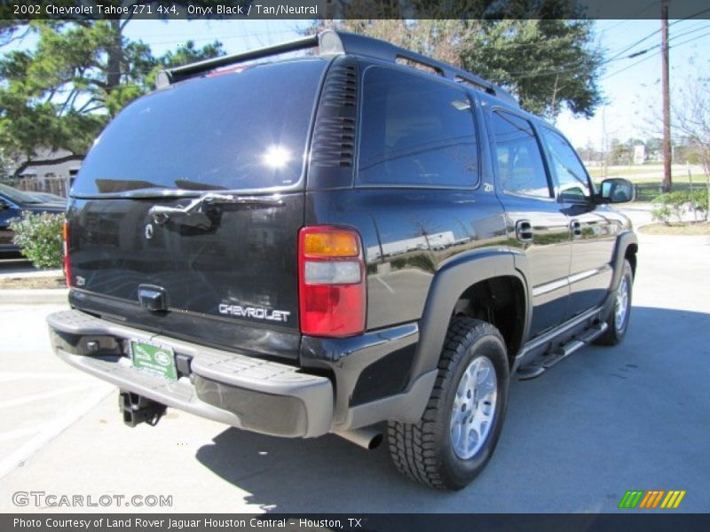Onyx Black / Tan/Neutral 2002 Chevrolet Tahoe Z71 4x4