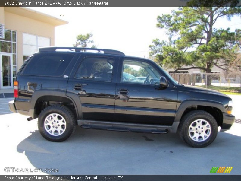 Onyx Black / Tan/Neutral 2002 Chevrolet Tahoe Z71 4x4