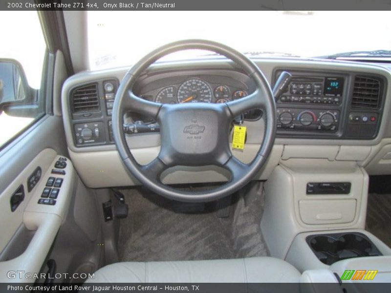 Onyx Black / Tan/Neutral 2002 Chevrolet Tahoe Z71 4x4