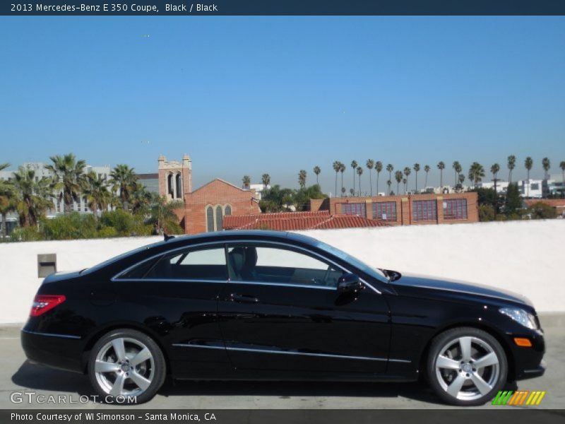 Black / Black 2013 Mercedes-Benz E 350 Coupe