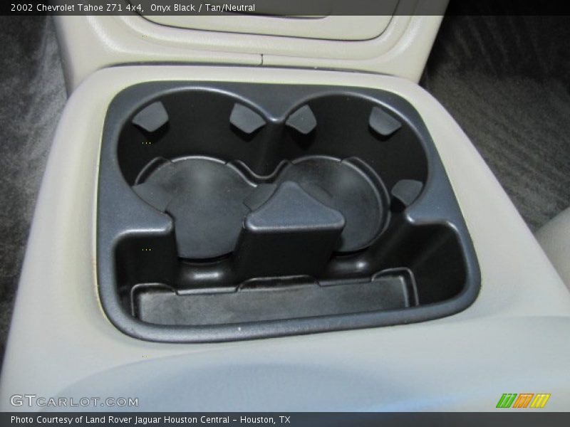Onyx Black / Tan/Neutral 2002 Chevrolet Tahoe Z71 4x4