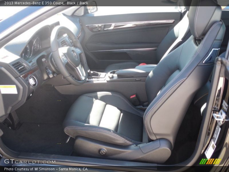 Black / Black 2013 Mercedes-Benz E 350 Coupe