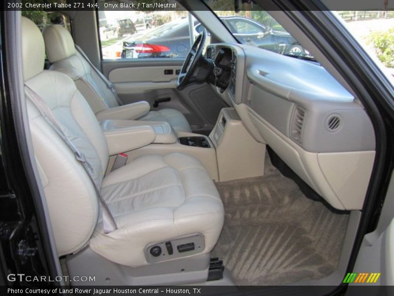 Onyx Black / Tan/Neutral 2002 Chevrolet Tahoe Z71 4x4