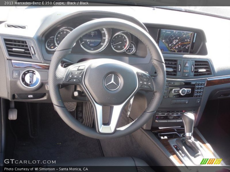 Black / Black 2013 Mercedes-Benz E 350 Coupe