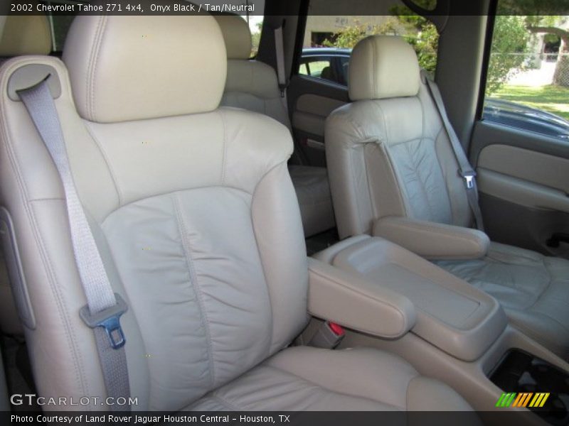 Onyx Black / Tan/Neutral 2002 Chevrolet Tahoe Z71 4x4