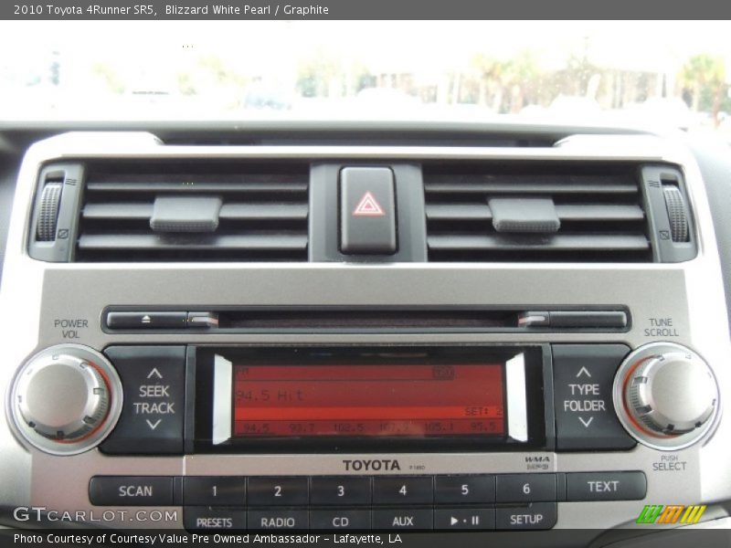 Blizzard White Pearl / Graphite 2010 Toyota 4Runner SR5