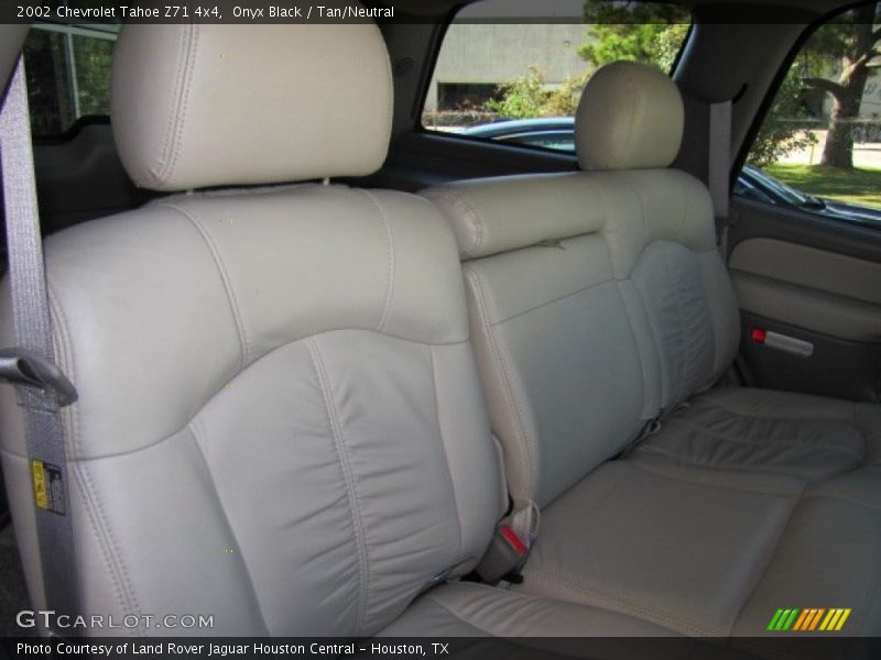 Onyx Black / Tan/Neutral 2002 Chevrolet Tahoe Z71 4x4