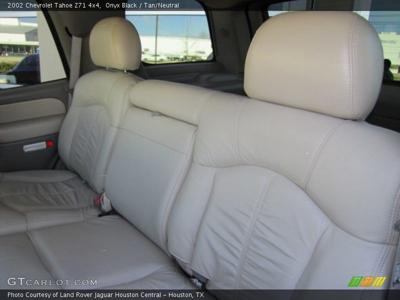 Onyx Black / Tan/Neutral 2002 Chevrolet Tahoe Z71 4x4