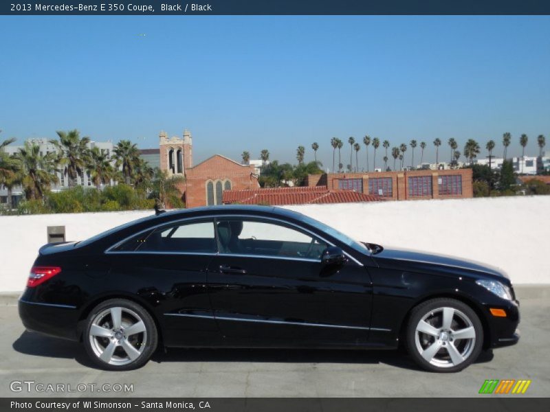 Black / Black 2013 Mercedes-Benz E 350 Coupe