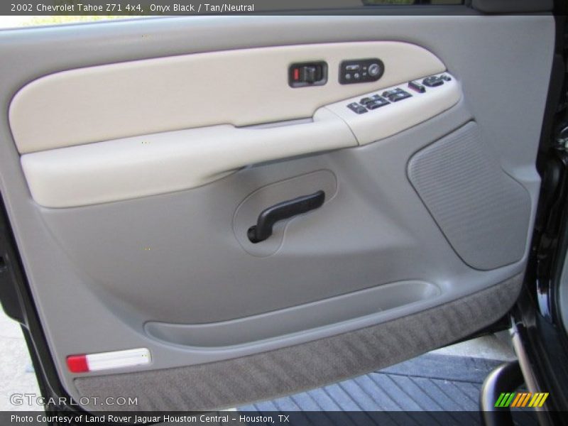 Onyx Black / Tan/Neutral 2002 Chevrolet Tahoe Z71 4x4