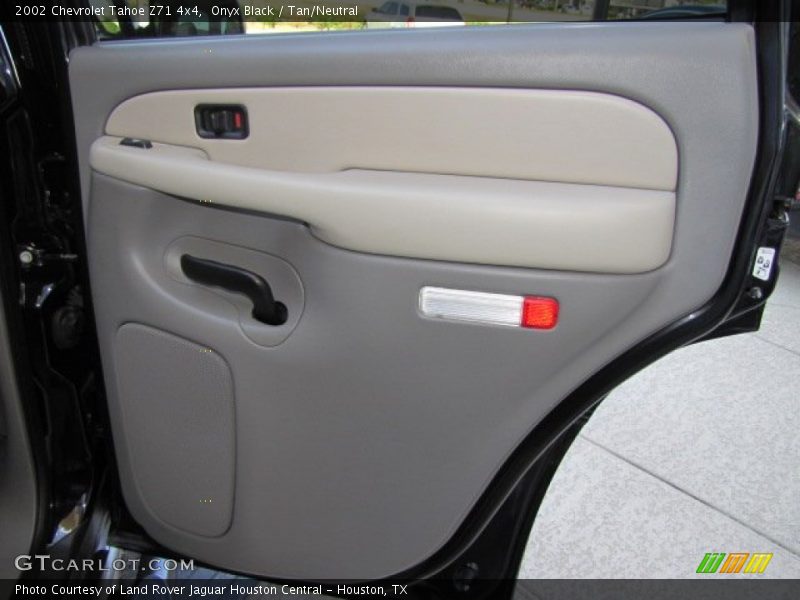 Onyx Black / Tan/Neutral 2002 Chevrolet Tahoe Z71 4x4