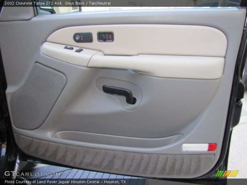 Onyx Black / Tan/Neutral 2002 Chevrolet Tahoe Z71 4x4