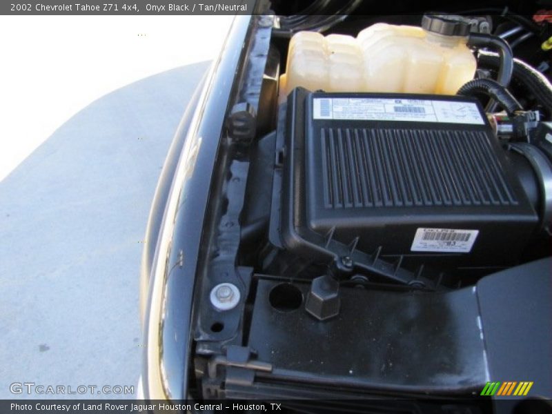 Onyx Black / Tan/Neutral 2002 Chevrolet Tahoe Z71 4x4