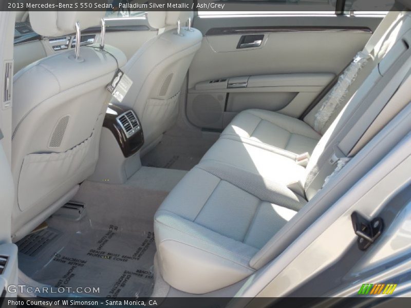 Palladium Silver Metallic / Ash/Grey 2013 Mercedes-Benz S 550 Sedan