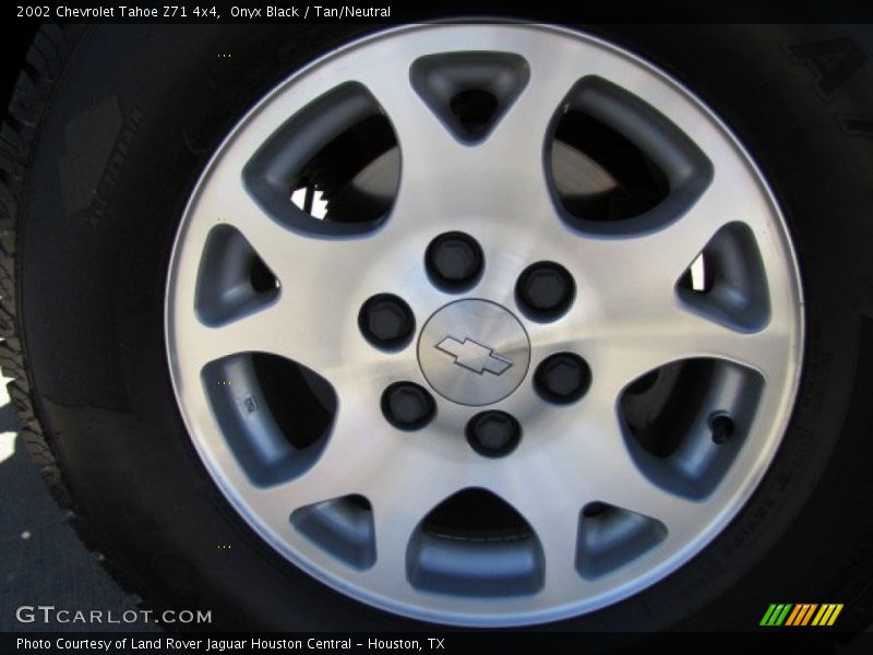 Onyx Black / Tan/Neutral 2002 Chevrolet Tahoe Z71 4x4