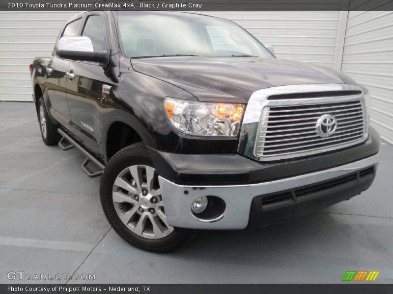 Front 3/4 View of 2010 Tundra Platinum CrewMax 4x4