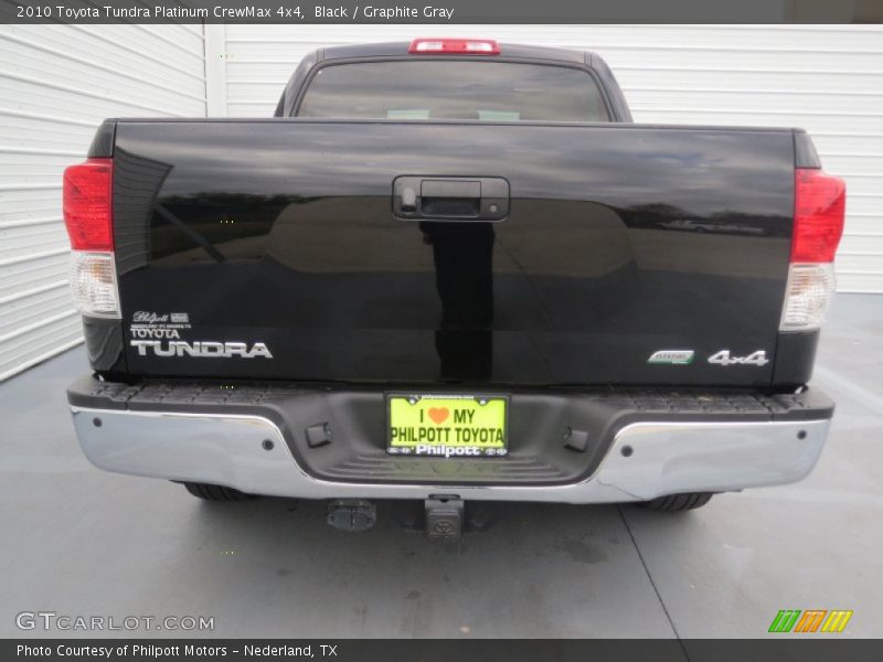 Black / Graphite Gray 2010 Toyota Tundra Platinum CrewMax 4x4