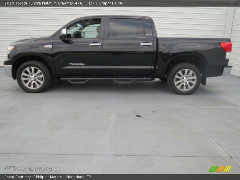 Black / Graphite Gray 2010 Toyota Tundra Platinum CrewMax 4x4