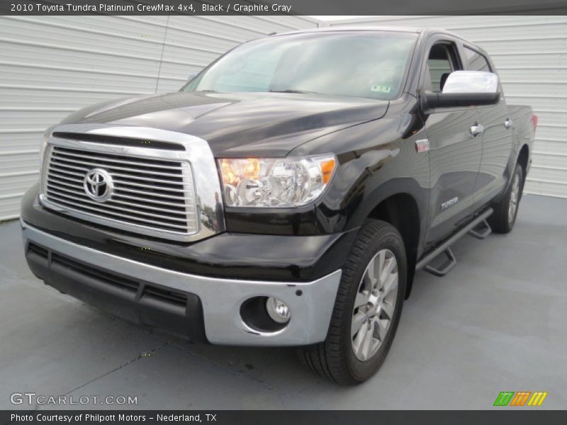 Black / Graphite Gray 2010 Toyota Tundra Platinum CrewMax 4x4